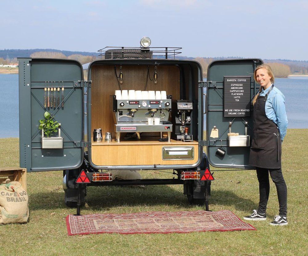 coffee unit in mobile van